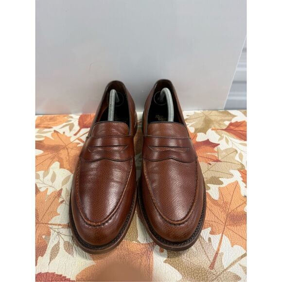 Allen Edmonds Randolph Men's Size 11 B Brown Leather Penny Loafers Bench Welt - Picture 3 of 7